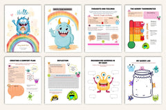 My Worry Monster Workbook: A Fun Guide for Kids - CraftNest - Digital Crafting and Art