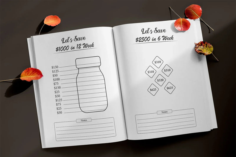 Money Saving Challenges Planner - CraftNest - Digital Crafting and Art