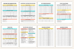 Tax Return Binder for Organized Filing - CraftNest - Digital Crafting and Art
