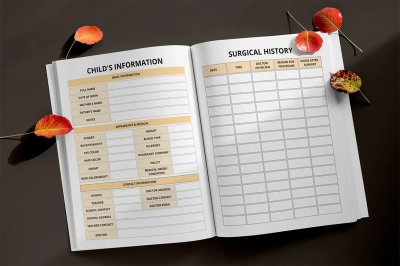 Family Medical Binder Planner - CraftNest - Digital Crafting and Art