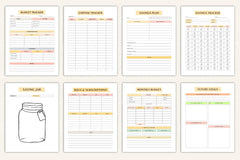 Budget Planner Template - CraftNest - Digital Crafting and Art