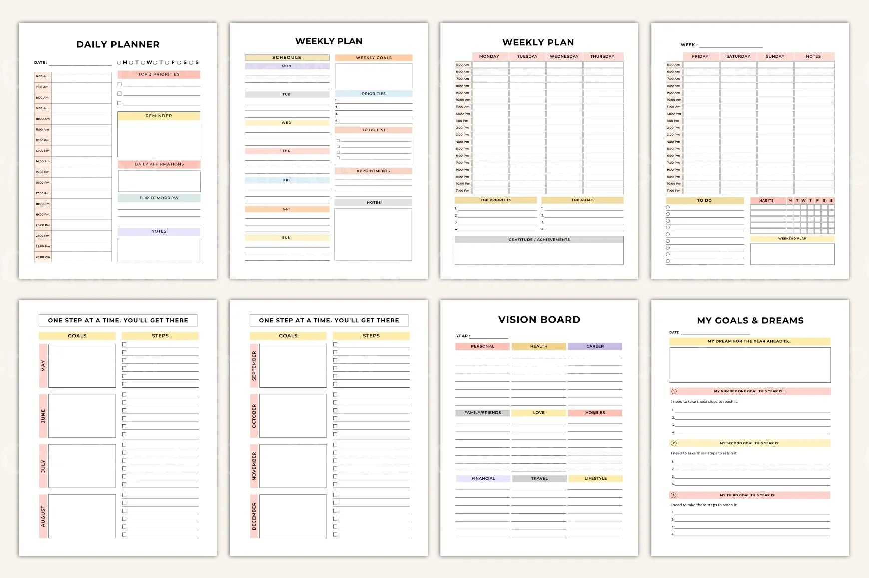Goal Setting Motivation Guide - CraftNest - Digital Crafting and Art