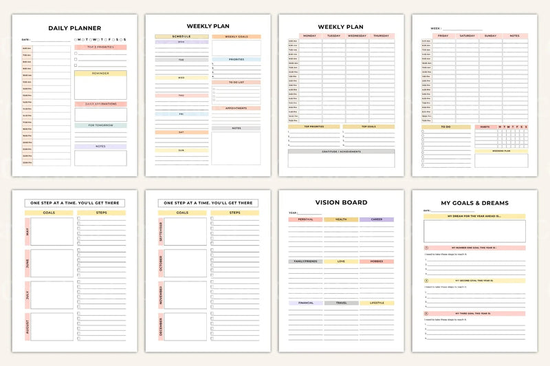 Goal Setting Motivation Guide - CraftNest - Digital Crafting and Art