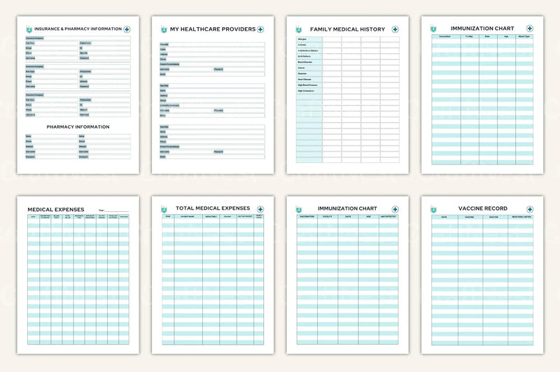Medical Tracker Ultimate: Comprehensive Health Management Tool - CraftNest - Digital Crafting and Art