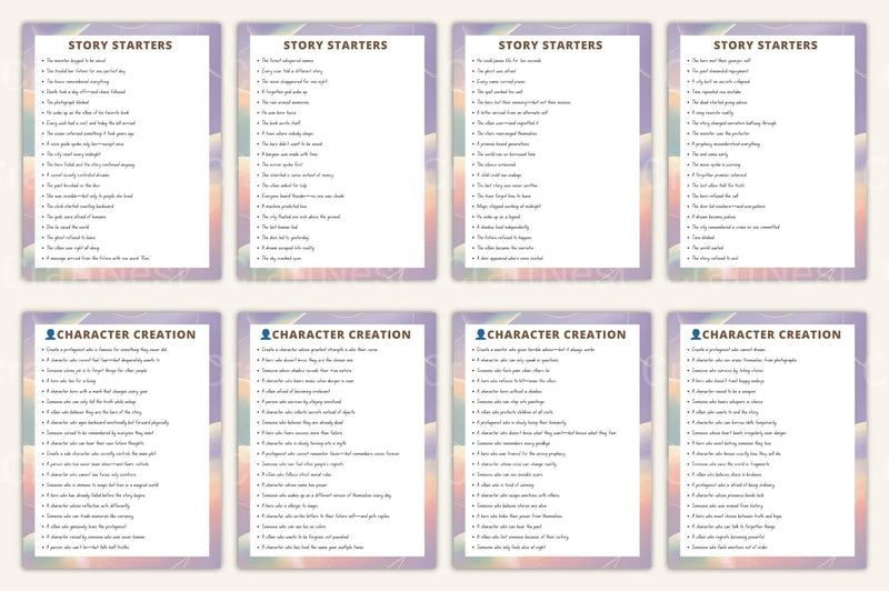 Storytelling Prompt Handbook: Creative Writing Ideas - CraftNest - Digital Crafting and Art