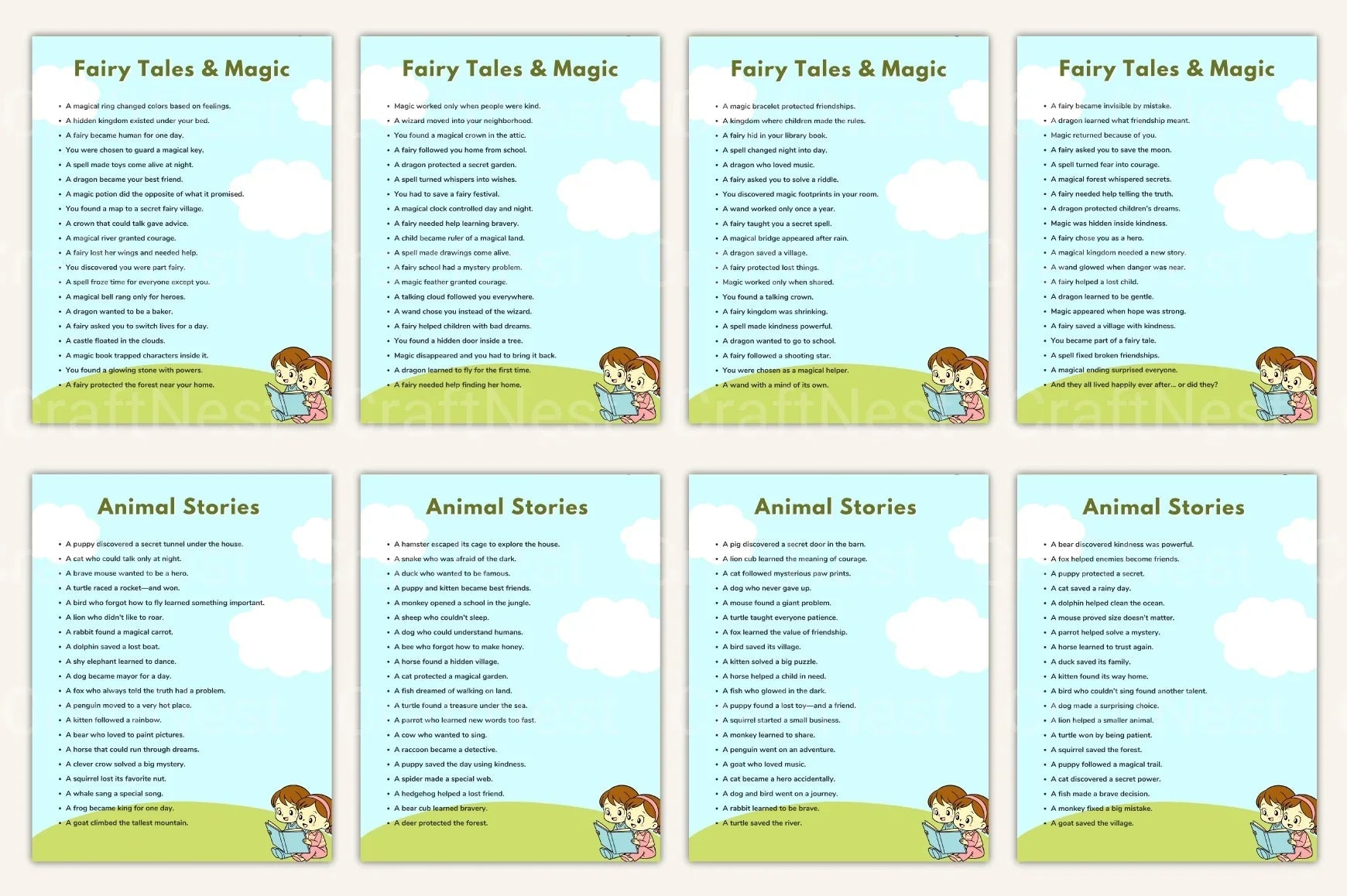 Kids Story Writing Prompts for Creative Inspiration - CraftNest - Digital Crafting and Art