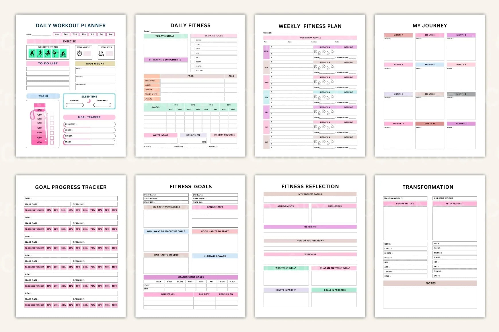 Ultimate Wellness Fitness Guide - CraftNest - Digital Crafting and Art