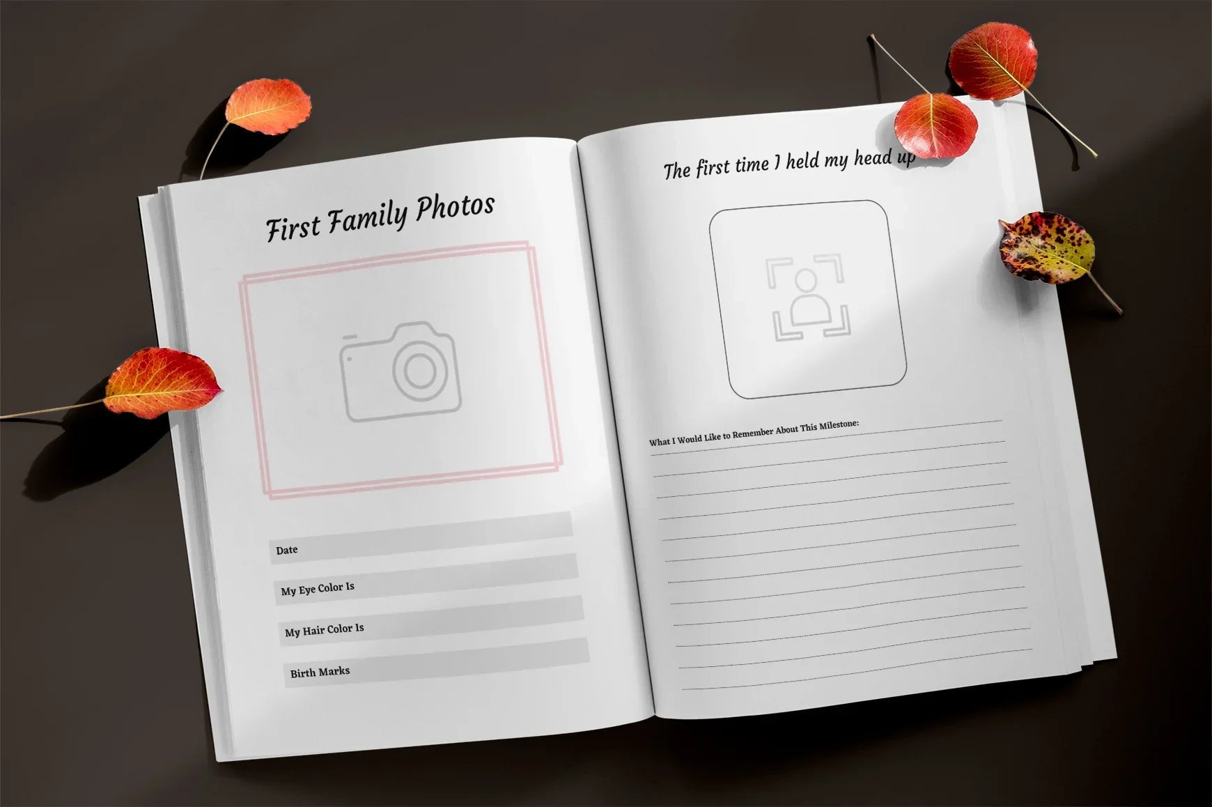 Baby Memory Book KDP Planner - CraftNest - Digital Crafting and Art