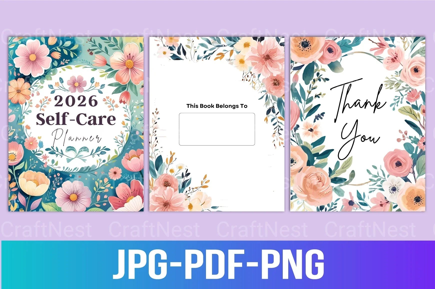 Self Care Planner Guide - CraftNest - Digital Crafting and Art