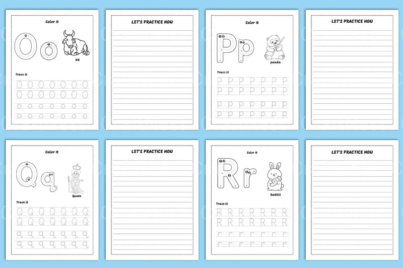 Learning to Trace: Children's Activity Book - CraftNest - Digital Crafting and Art