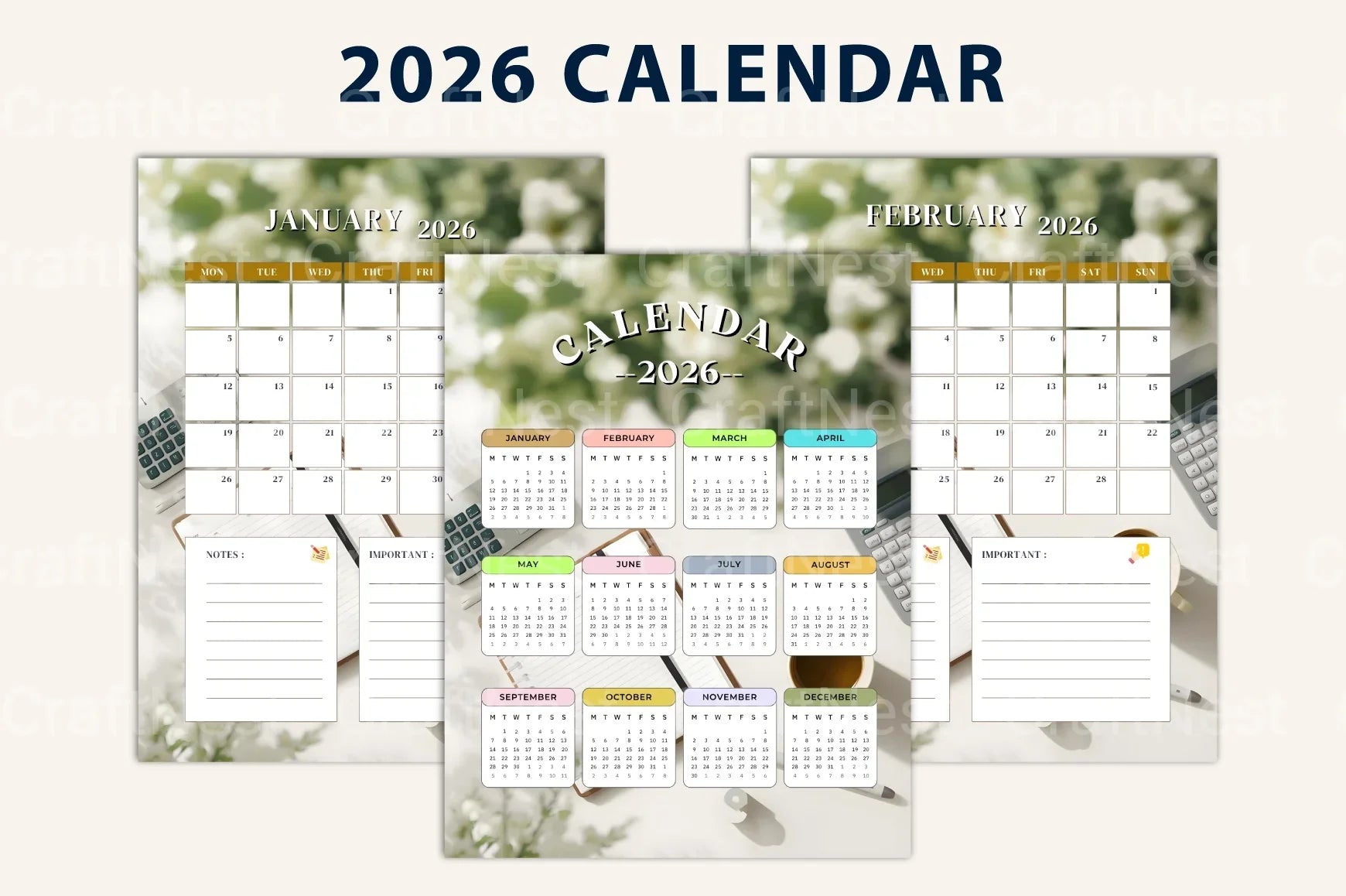 Savings Budget Organizer - CraftNest - Digital Crafting and Art