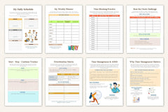 Effective ADHD Time Management Worksheets - CraftNest - Digital Crafting and Art