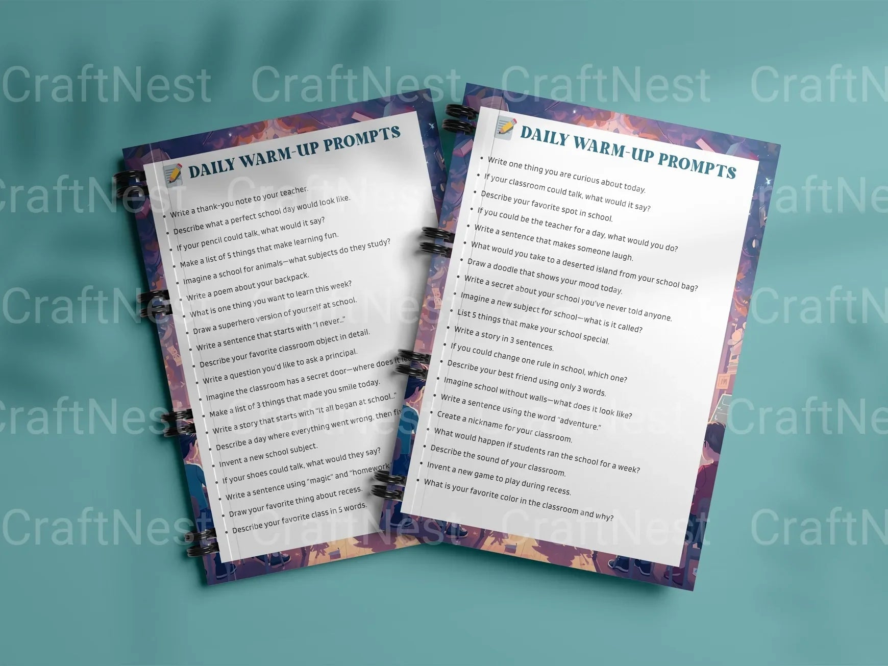 Creative Classroom Prompts Book - CraftNest - Digital Crafting and Art