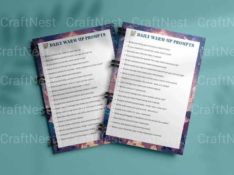 Creative Classroom Prompts Book - CraftNest - Digital Crafting and Art