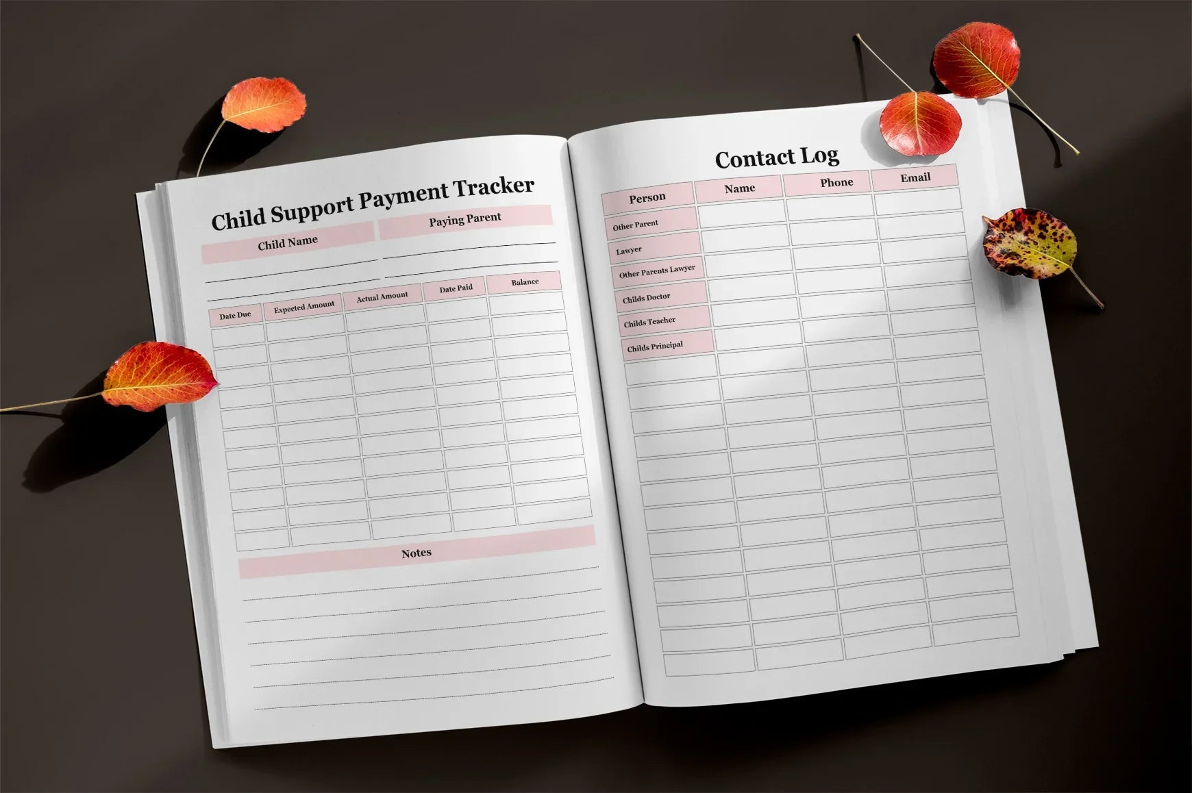 Child Custody Planner Binder - CraftNest - Digital Crafting and Art