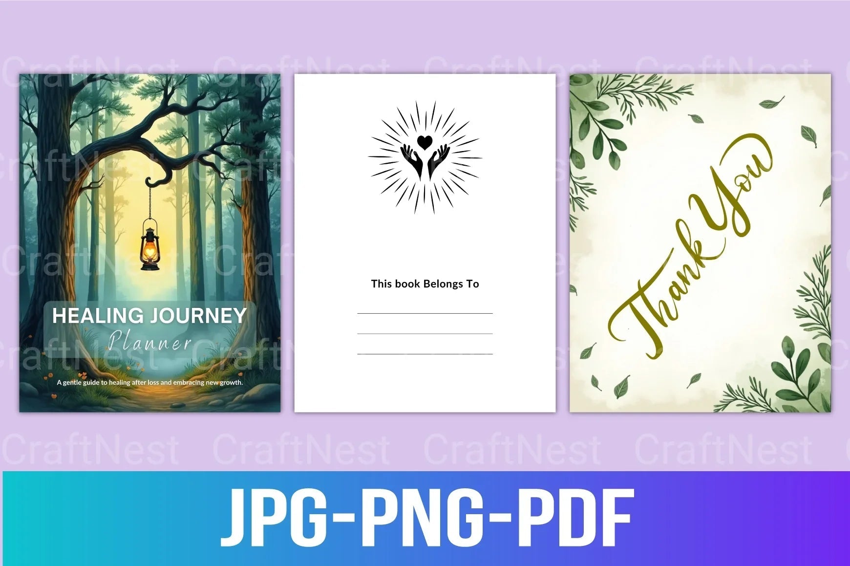 Healing Journey Planner - CraftNest - Digital Crafting and Art