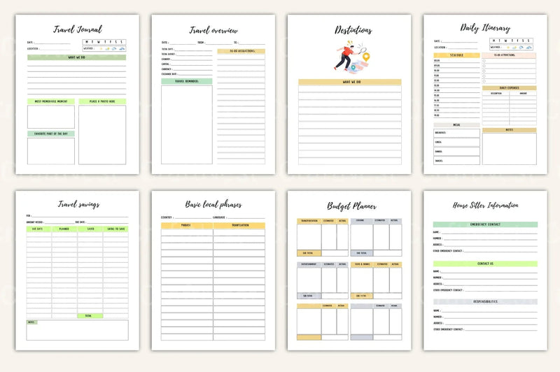 Ultimate Travel Planner Guide - CraftNest - Digital Crafting and Art