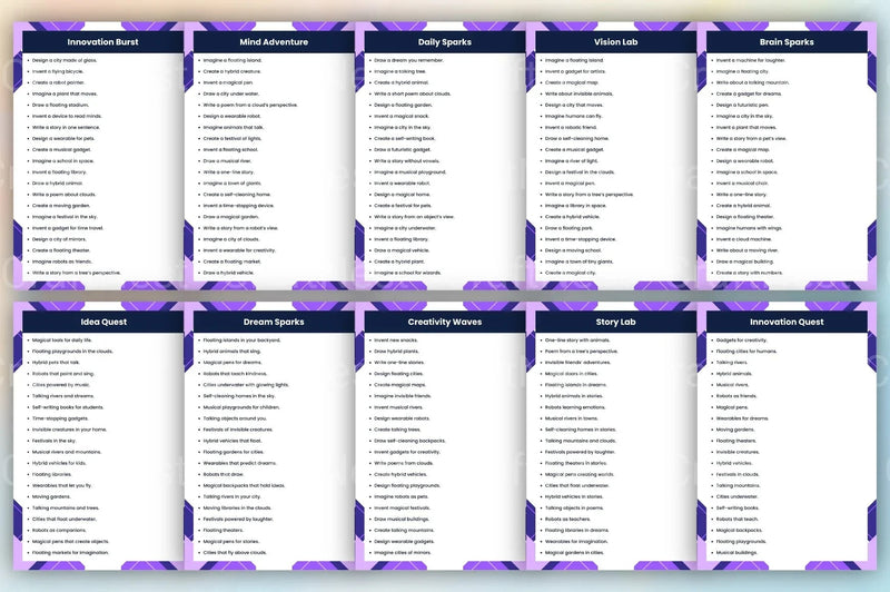 Idea Fountain Prompts for Creative Inspiration - CraftNest - Digital Crafting and Art