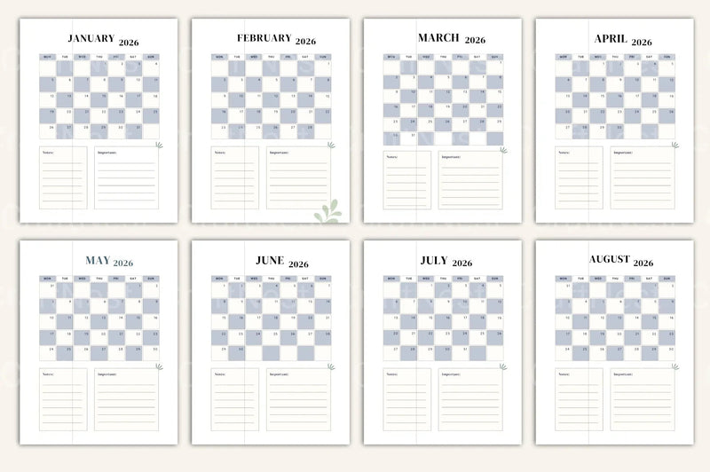 Efficient Daily Planner for Optimal Organization - CraftNest - Digital Crafting and Art