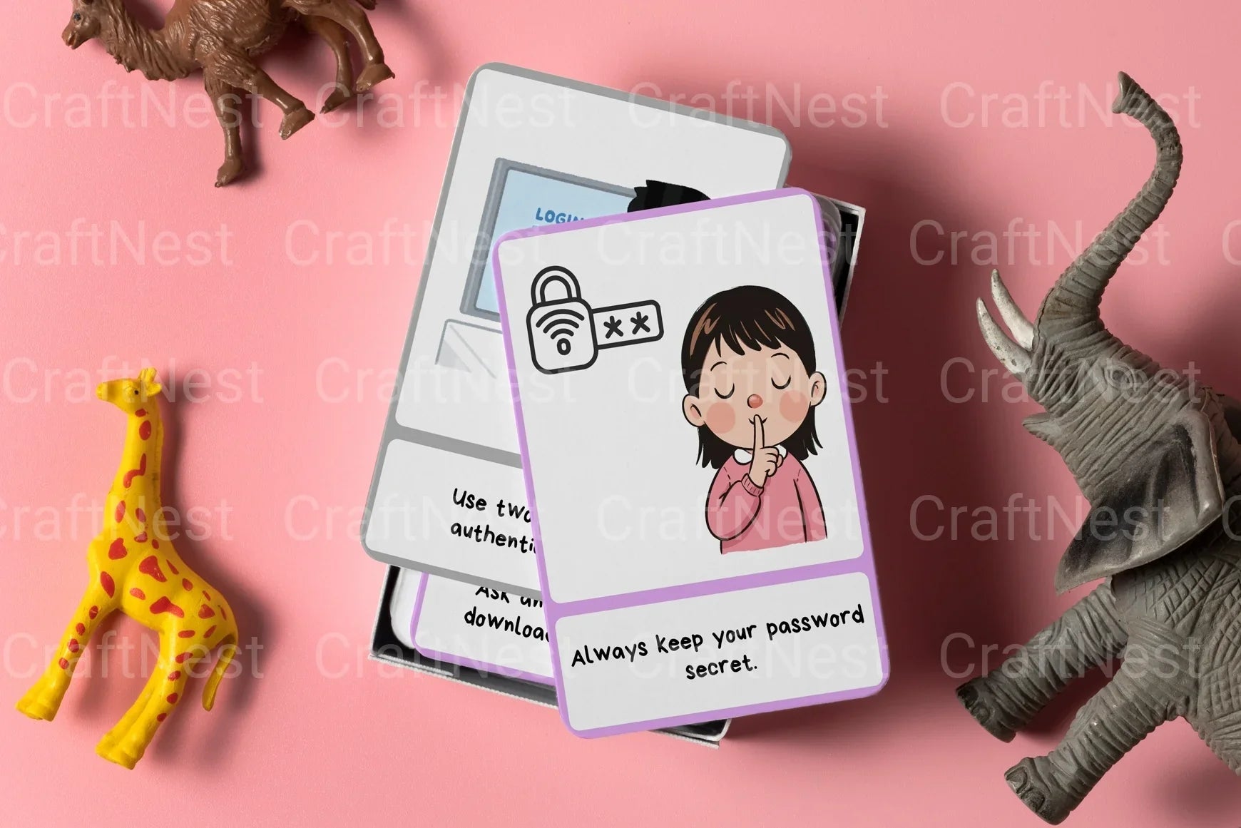 Online Security and Bullying Flash Cards - CraftNest - Digital Crafting and Art