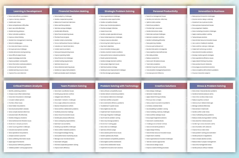 Creative Problem Solving Prompts - CraftNest - Digital Crafting and Art