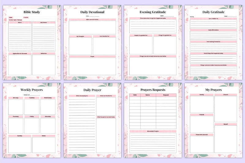 Bible Prayer Guide - CraftNest - Digital Crafting and Art