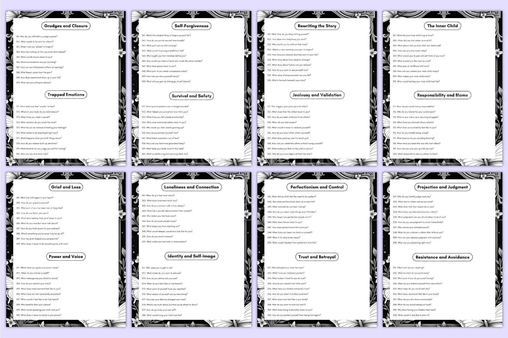 Shadow Work Prompts for Personal Growth - CraftNest - Digital Crafting and Art