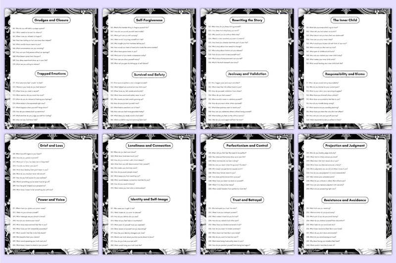 Shadow Work Prompts for Personal Growth - CraftNest - Digital Crafting and Art