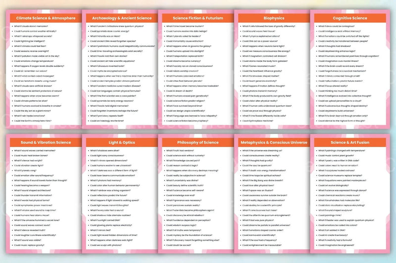 Creative Science Prompts for Inspiration - CraftNest - Digital Crafting and Art