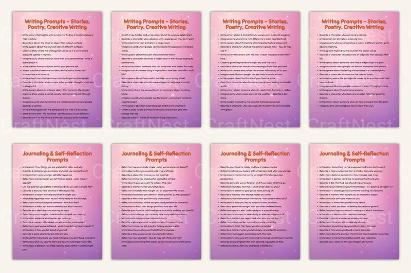 The Ultimate Creative Prompts Library - CraftNest - Digital Crafting and Art