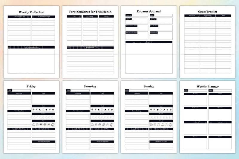 Witchy Planner: Enchant Your Organization - CraftNest - Digital Crafting and Art