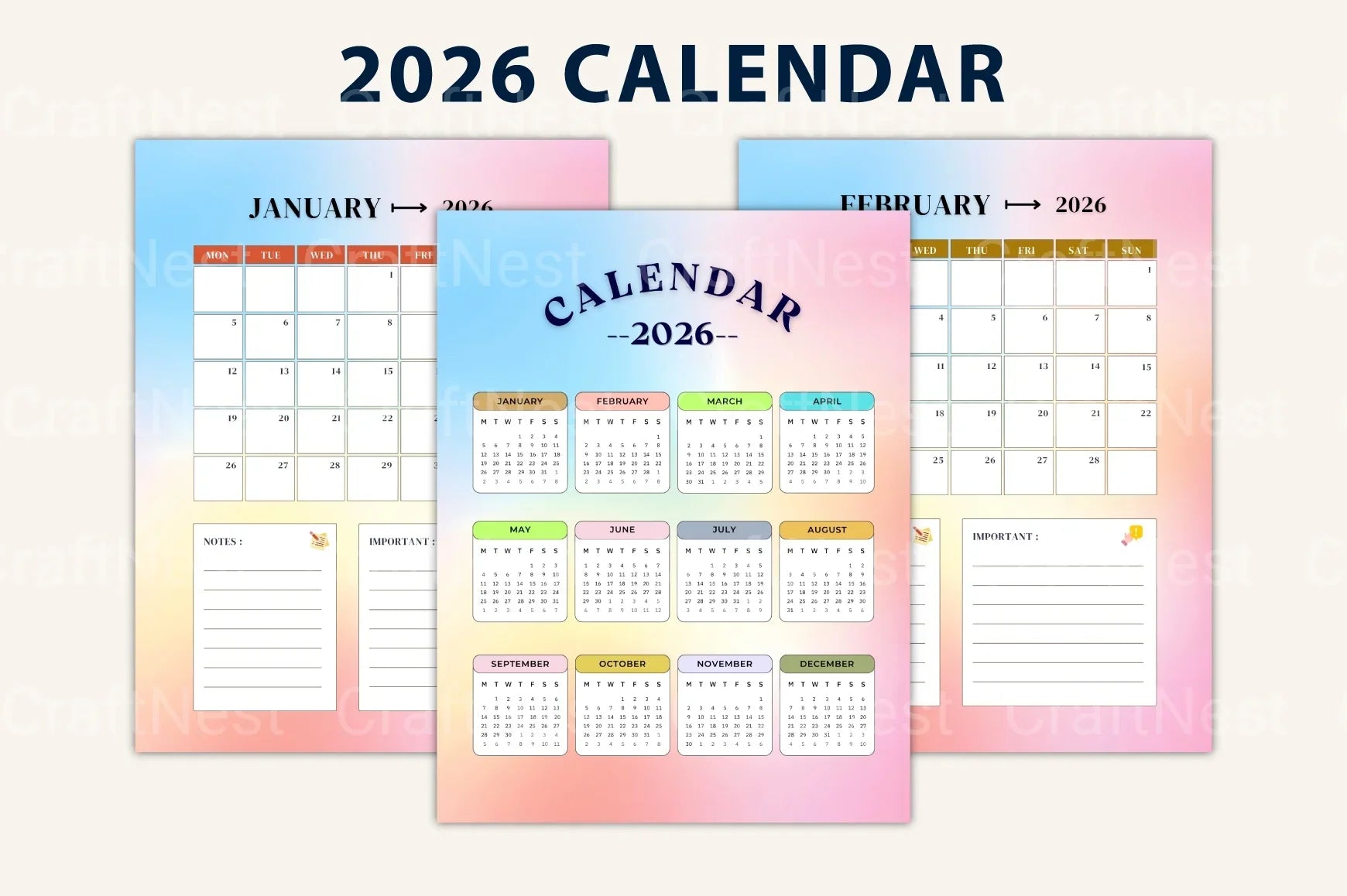 12-Month Kids Activity Organizer - CraftNest - Digital Crafting and Art