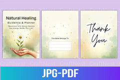 Natural Healing Guidance Planner - CraftNest - Digital Crafting and Art