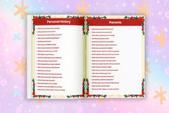 Genealogy Organizer Prompts Book for Family History Research - CraftNest - Digital Crafting and Art