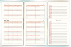 Monthly Organizer Template - CraftNest - Digital Crafting and Art