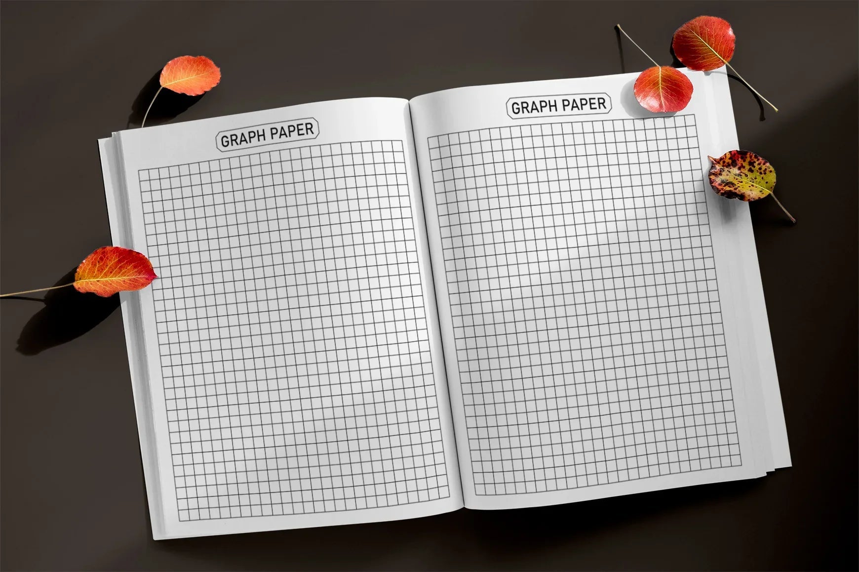 Graph Notebook Planner - CraftNest - Digital Crafting and Art