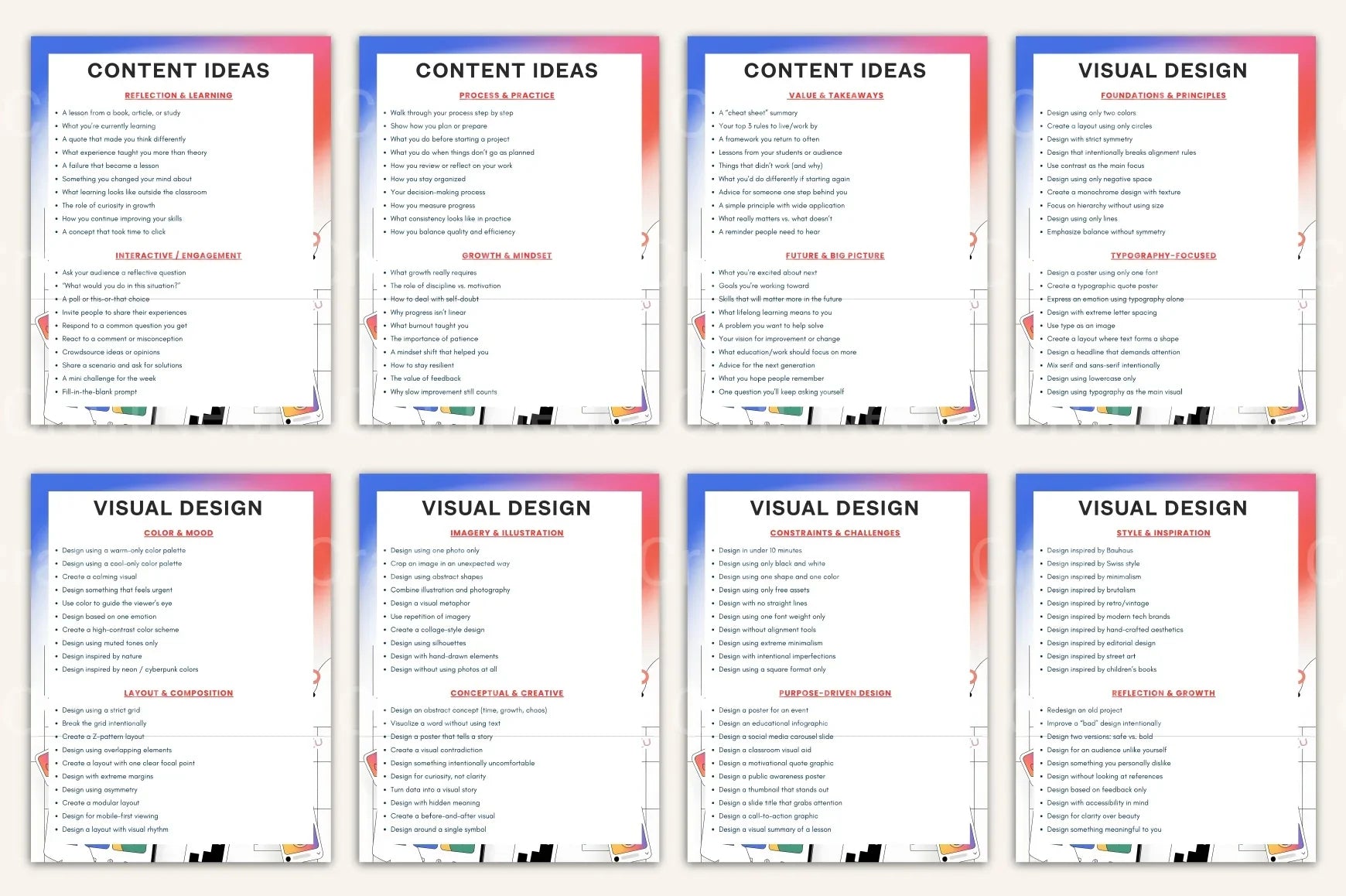 Social Media Prompt Book for Creative Engagement - CraftNest - Digital Crafting and Art