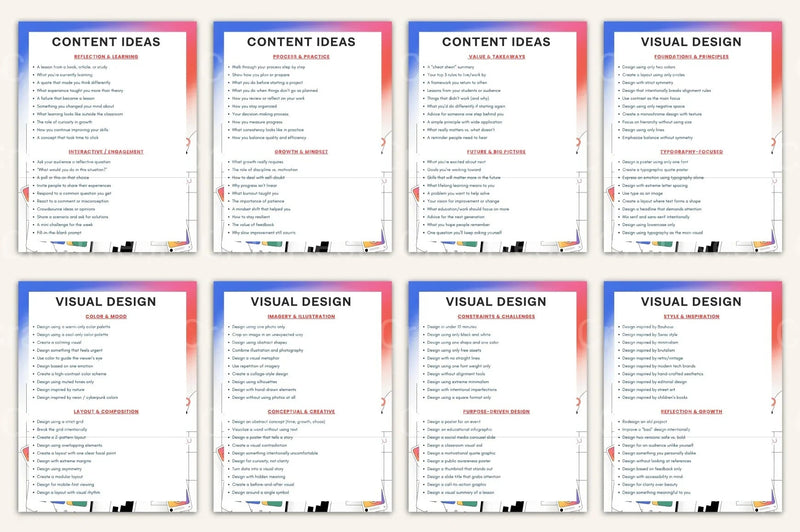 Social Media Prompt Book for Creative Engagement - CraftNest - Digital Crafting and Art