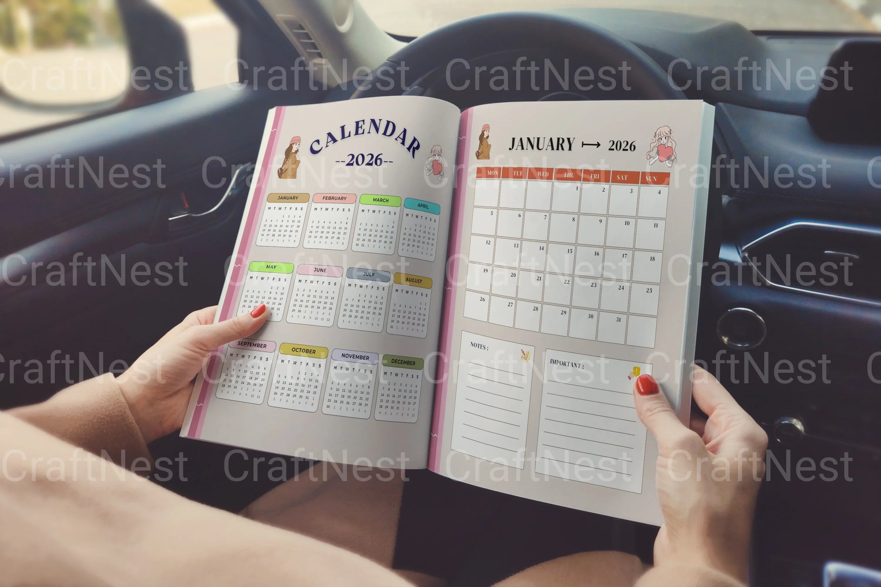 That Girl Planner: Stylish & Functional Organizer - CraftNest - Digital Crafting and Art