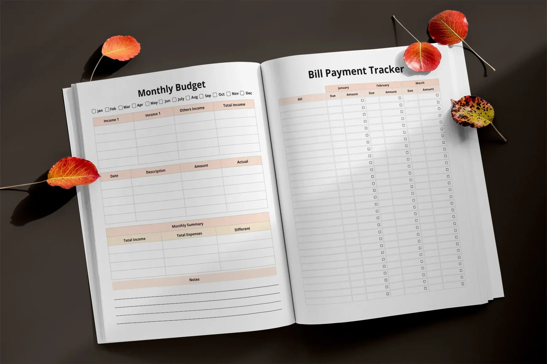 Budget Finance Planner  Bundle - CraftNest - Digital Crafting and Art