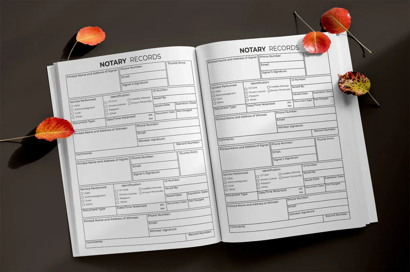 Notary Records Planner  Bundle - CraftNest - Digital Crafting and Art