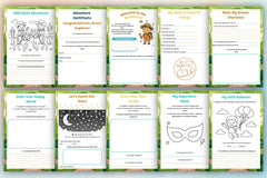 Little Minds Adventure Book - CraftNest - Digital Crafting and Art
