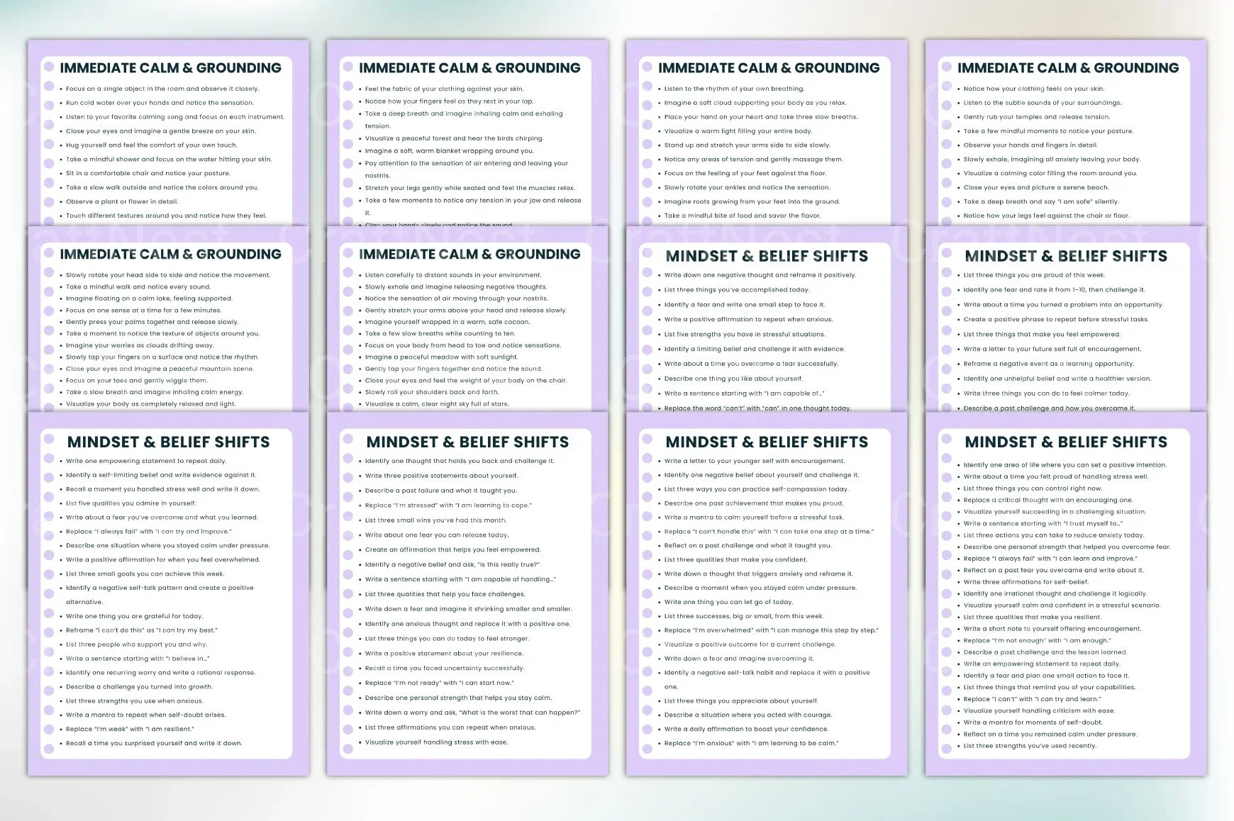 Anxiety Relief Prompts Book for Stress Reduction - CraftNest - Digital Crafting and Art
