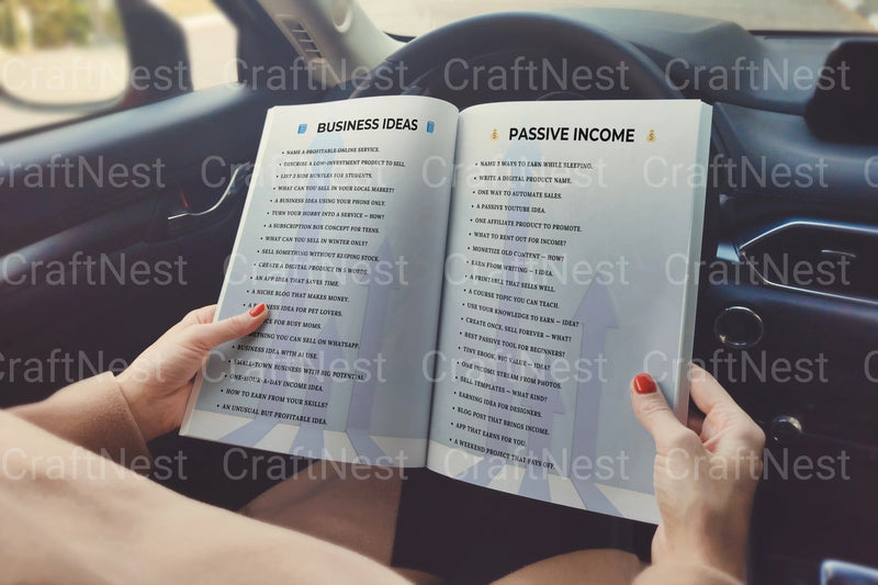 Profit Prompt Workbook Planner for Success - CraftNest - Digital Crafting and Art