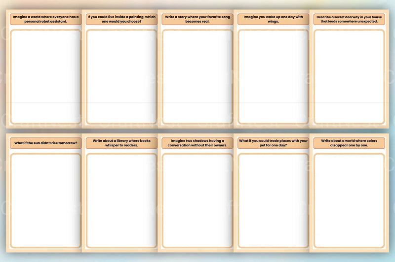 Creative Writing Prompts Book - CraftNest - Digital Crafting and Art