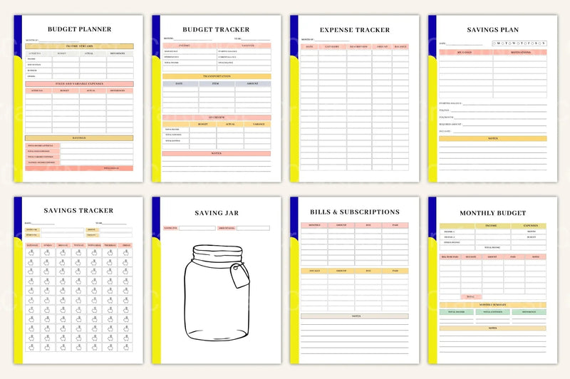 Budget Organizer Book for Effective Financial Planning - CraftNest - Digital Crafting and Art