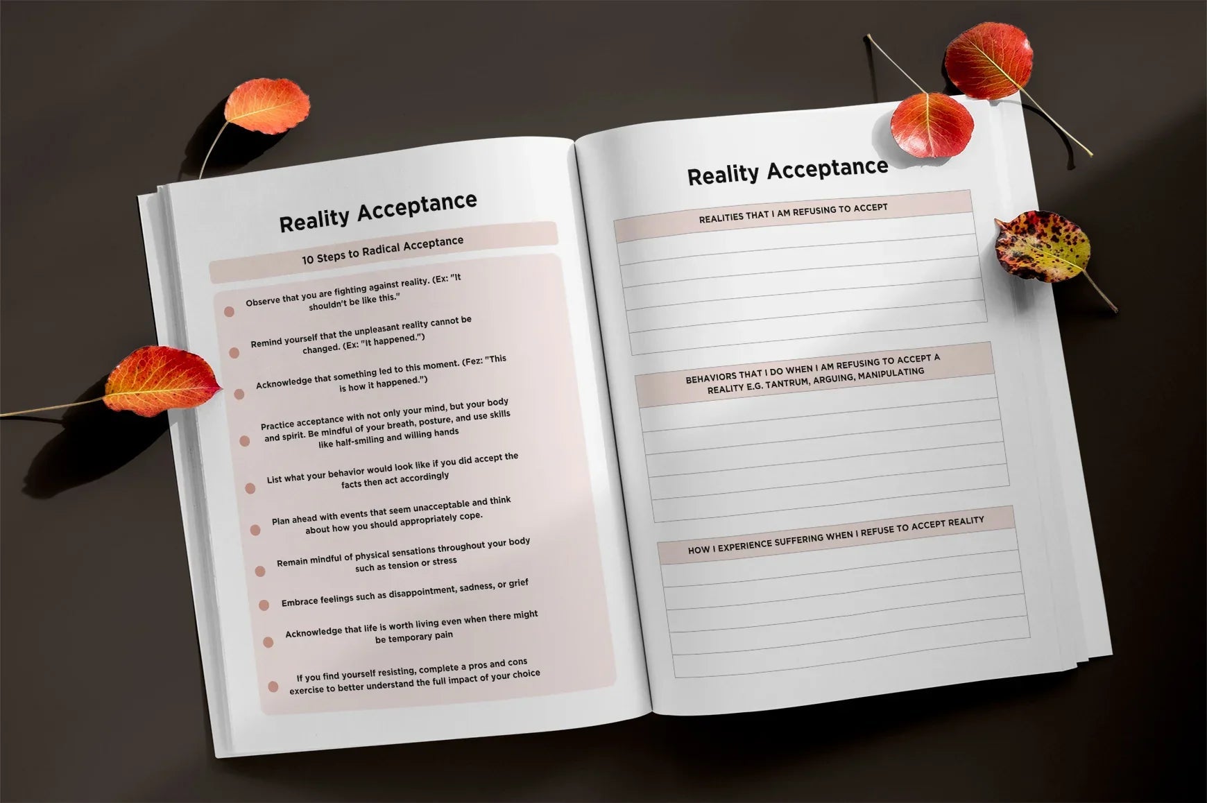 Acceptance Guided Planner Bundle - CraftNest - Digital Crafting and Art