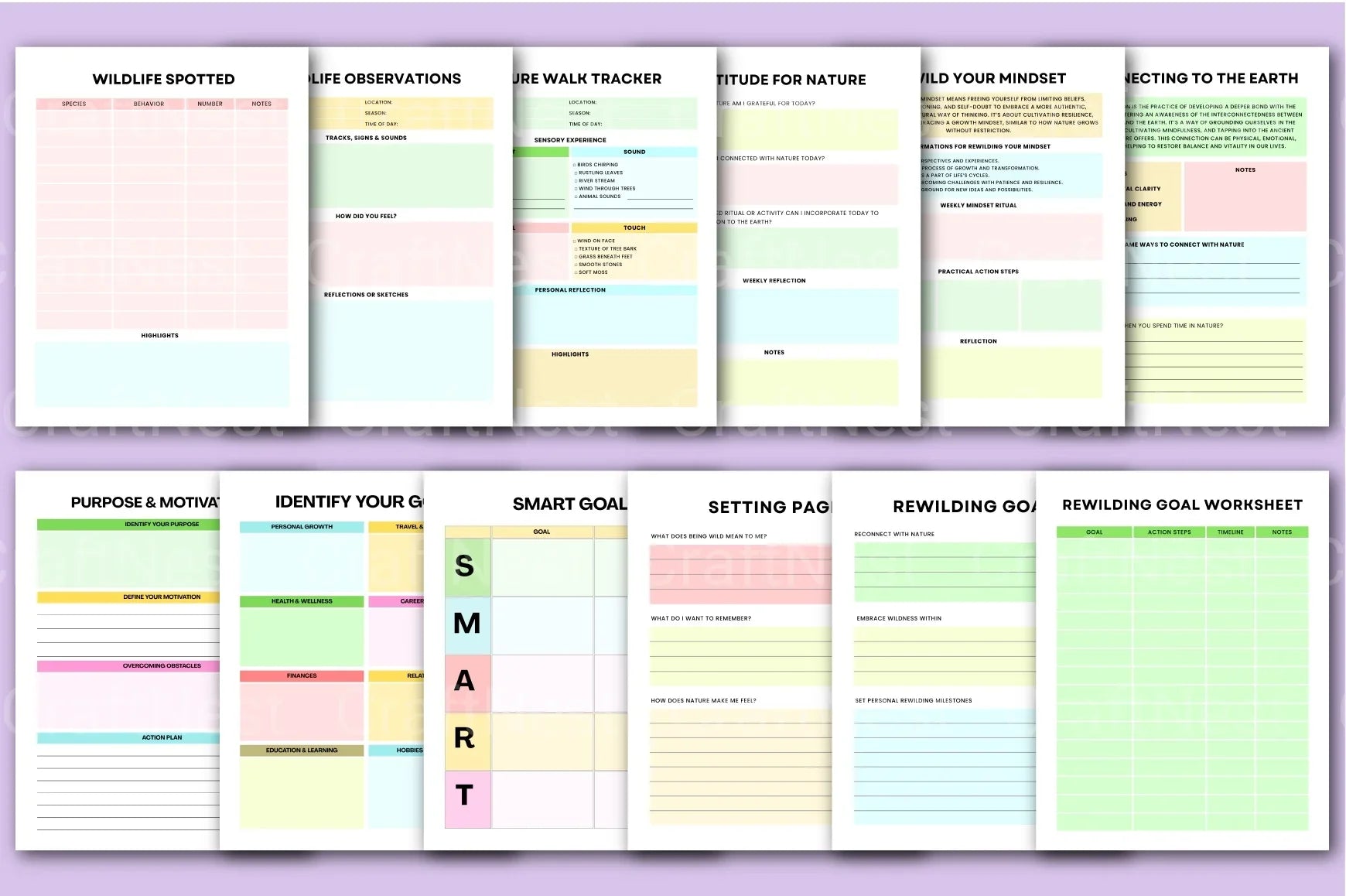 Rewild Your Life Planner - CraftNest - Digital Crafting and Art