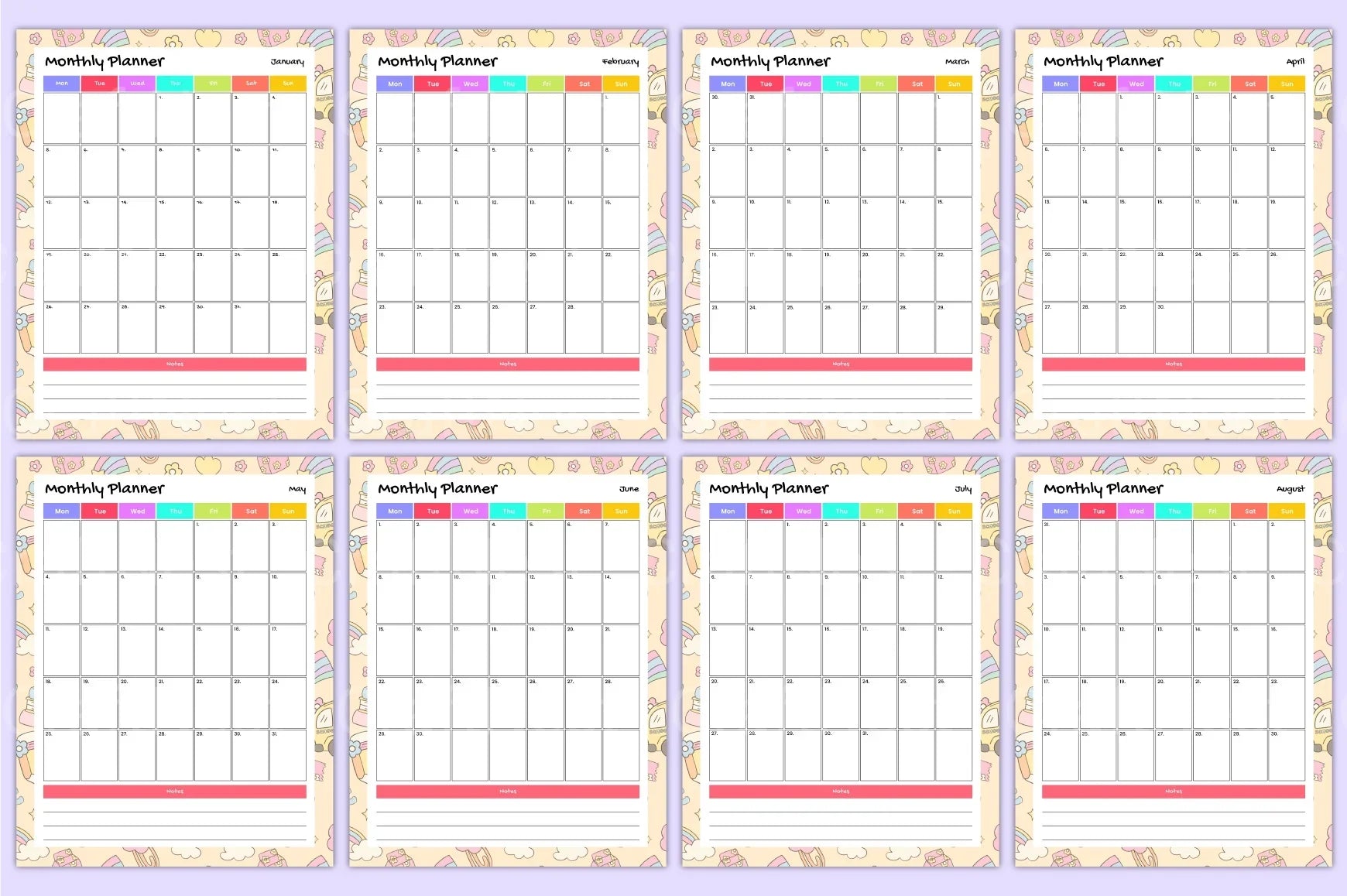 Back to School Planner 2023 - CraftNest - Digital Crafting and Art