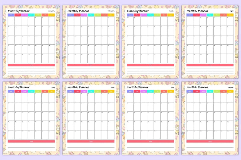 Back to School Planner 2023 - CraftNest - Digital Crafting and Art
